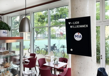 Innenansicht des neuen Café MiA auf dem Campus Don Bosco